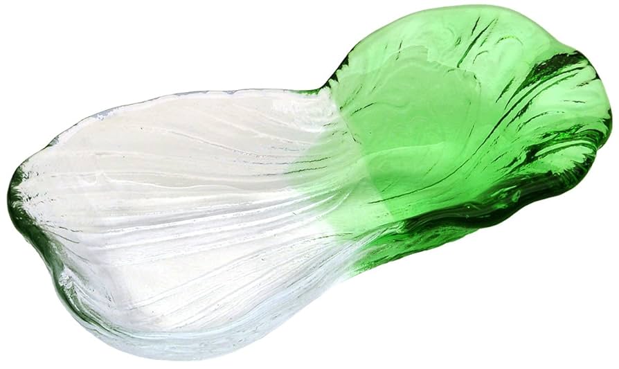 Amazon.co.jp: 上越クリスタル硝子 月夜野工房 ガラス 小皿 野菜
